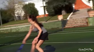Lesbian Big-Tits Tennis