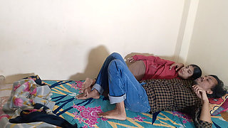 Hot Big Boobs Desi Indian Wife Seducing Husband with Sex