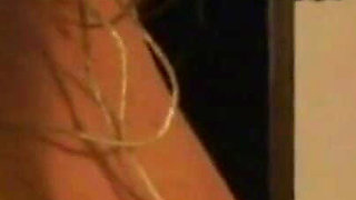 Masked blonde girl humiliating hanging out