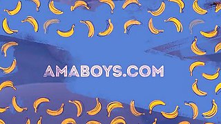 Big Cock Blowjob and Masturbation with Amateur Straight Frie