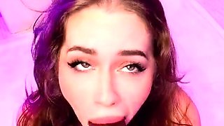 Beautiful wife masturbating show with webcam with toys