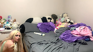 Caught Masturbating by Step-dad He Helps