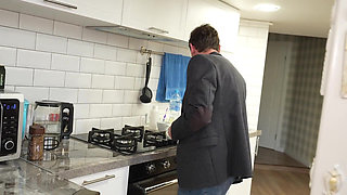 The Stepson Fucked Stepdaddy's Leggy Bitch in the Ass. the Stepmom Teaches Anal. Stepdad Is Outraged!