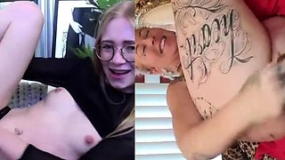 Blonde tight pussy babe solo toy fun in glamour masturbation