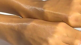 He Loves to Cum on My Hands in Nylons