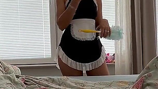 Maid Wakes up Her Employer After a Rough Night and Gives Him the Best Medicine in the World