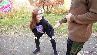 German 20yo Brunette Tiny Emily At Shower Creamie Fuck - Big dick in Shower