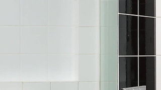 Teen Masturbates Using the Shower Jet