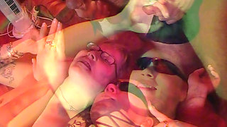 Two Sluts Have a Gangbang with Real Amateurs in a Club