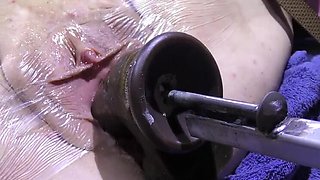 Deep Keely Tied Up and Fucked Hard by Machine - Close-Up Pussy Spread Orgasm