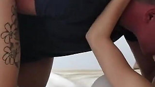 Frat Boy Paul Tiller Drills Tiny Tatted Blondie