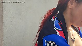 A new relaxing break with smoking and the beautiful Lavinia