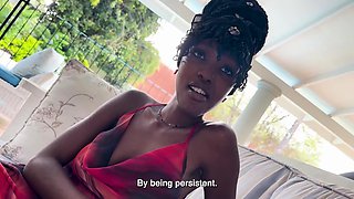 BUSTY 18YO EBONY Tight Pussy Pounded