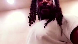 Truck Stop Blowjob - She Takes My Big Cock in the Bathroom