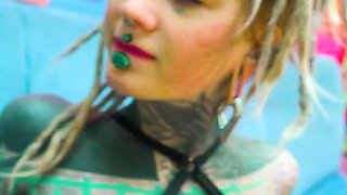 Goth and Hippie Chick Love Gettiing Anal Fuck and Facial Cumshots