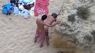 Outdoor amateur beach fuck