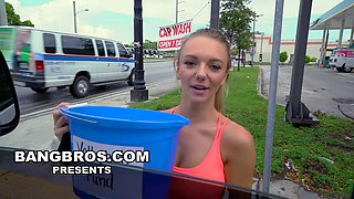 Molly Mae goes all in for the team on the Bang Bus