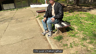 Step Mom Catches Stepson Smoking - Smoking Blowjob & Facial!