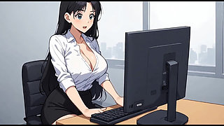 Office Manager Seducing Staff