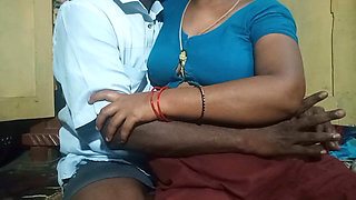 Tamil Village Beauty Aunty Romance with Young Man
