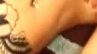 Mature Brunette Fingers Dripping Pussy Over Bowl