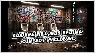 Erotic Audio - Club Toilet Turned Into Sperm Cumshot Toilet Lady Takes Cock Sex Story German