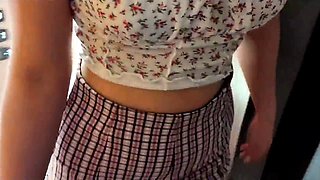 Shanaxnow Elevator Handjob Facial