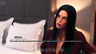 The Seven Realms 67 - Ling Guo Gives Blowjob to Atlas in Her Garden