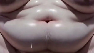 Massive SSBBW in Tight Rope Bondage - Moaning and Struggling in Heat
