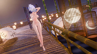 [mmd] Haku Ronin Pipa Ancient Elegant and Erotic Cheongsam Strip House Dance