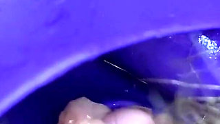 Extreme closeup big clit licking toy orgasm hairy pussy