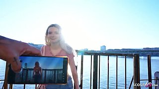 Skinny German Teen Amber Kawaii Leg Shaking Orgasm - Hardcore Casting Fuck