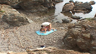 Naughty Couple Doing Anal Sex on the Beach