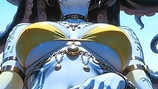 Gol Busty Alien Fantasy Animation V2