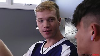 Stepbros Shocking Shower Surprise With Dacotah Red And Andy Taylor