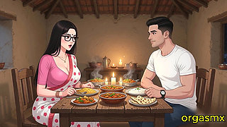 Desi Hot Puja Auntie Romantic Night - MILF