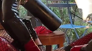 Fucking and Squirting on Chaise Longue