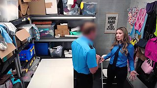 Guilty Security Guard Pleasures Coworker