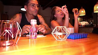 Latina coworkers arranged a vigorous groupfuck after a party