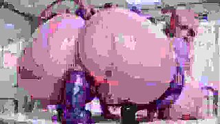 Succubus Nurse Twerking and Riding Dildo Anal Gape - AI Hentai BBW Big Ass