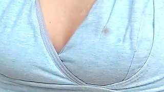 Milk From My Tits in the Glass