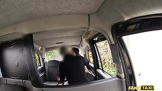 Lusty hottie Lexy Codere rammed by fake driver on the backseat