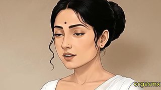 Hot Desi Widow Fucks Caring Old Man – Passionate Home Sex