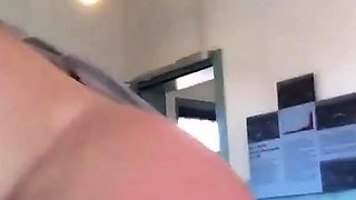 Big-Titted Amateur MILF Flashing in Public