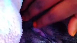 Alone in Bed Pleasuring My Pussy