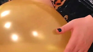 Compilation of Air Ballons Latex Fetish Video