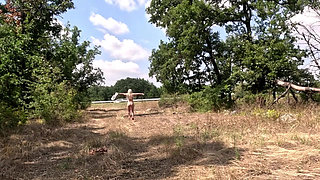 The Slave Girl Is Punished to Dance for the Entertainment of the Fans