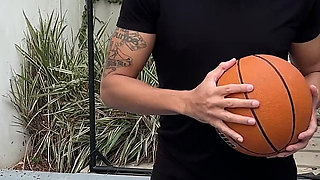 Busty Cheating Pawgs Fuck BBC Coach on Basketball Court