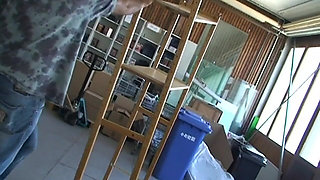 Mature Blonde MILF Takes Thick Cock Deep in Ass