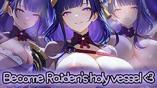 Raiden shapes a useful pleasure vessel from her new girl (Anal JOI)